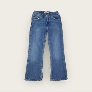 Zara | Split Ankle Flare Jeans | Blue | Girls 9